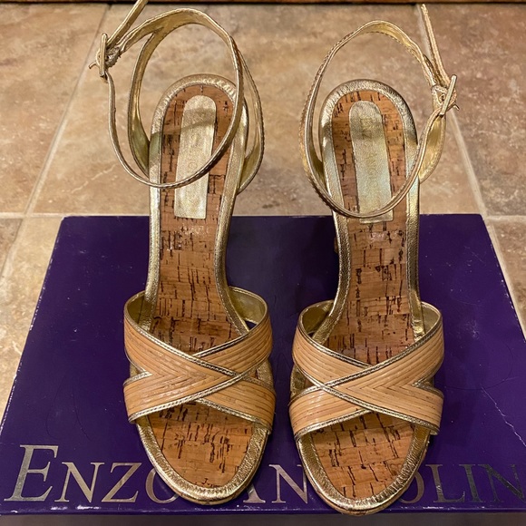 Enzo Angiolini Strappy Heels - Size 7 - Picture 3 of 6